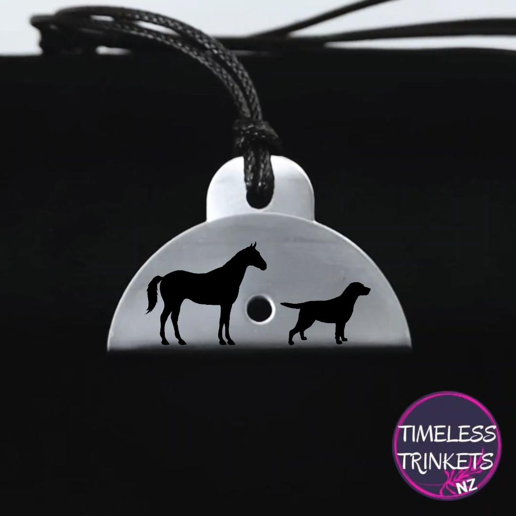 Ag Assist - Custom Engraved Shepherds Whistle - Stainless Steel