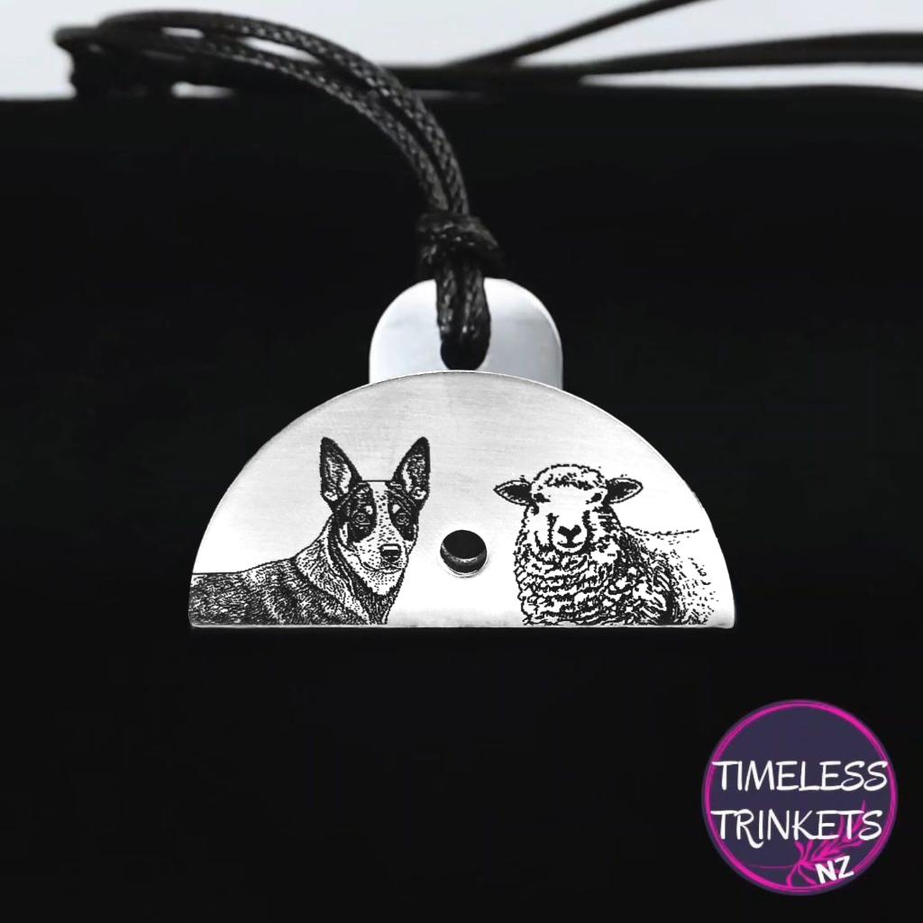 Ag Assist - Custom Engraved Shepherds Whistle - Stainless Steel