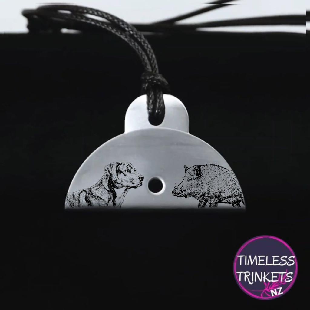 Ag Assist - Custom Engraved Shepherds Whistle - Stainless Steel