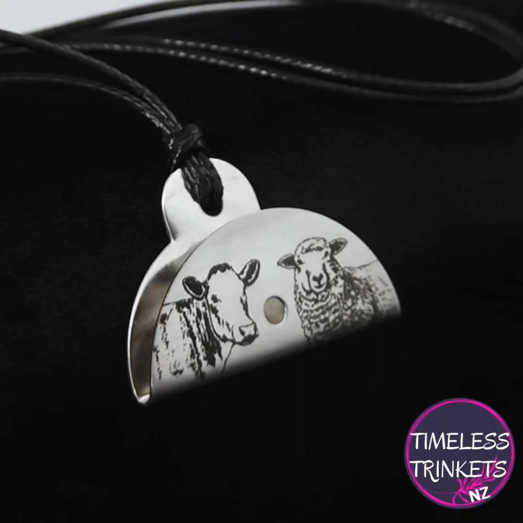 Ag Assist - Custom Engraved Shepherds Whistle - Stainless Steel