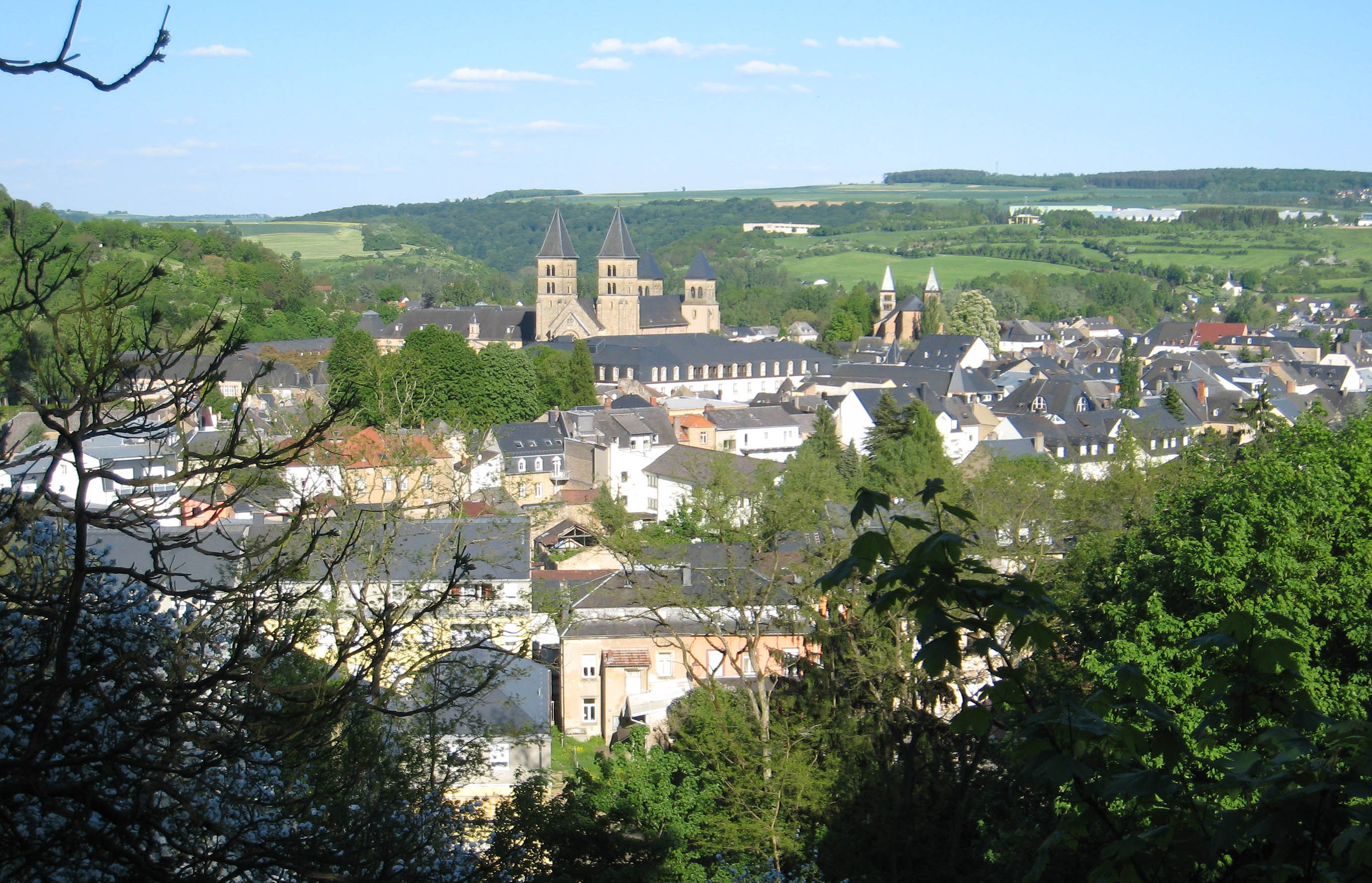 Vista de Echternach