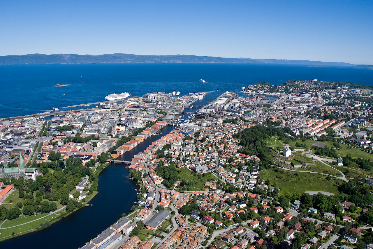 Veduta di Trondheim