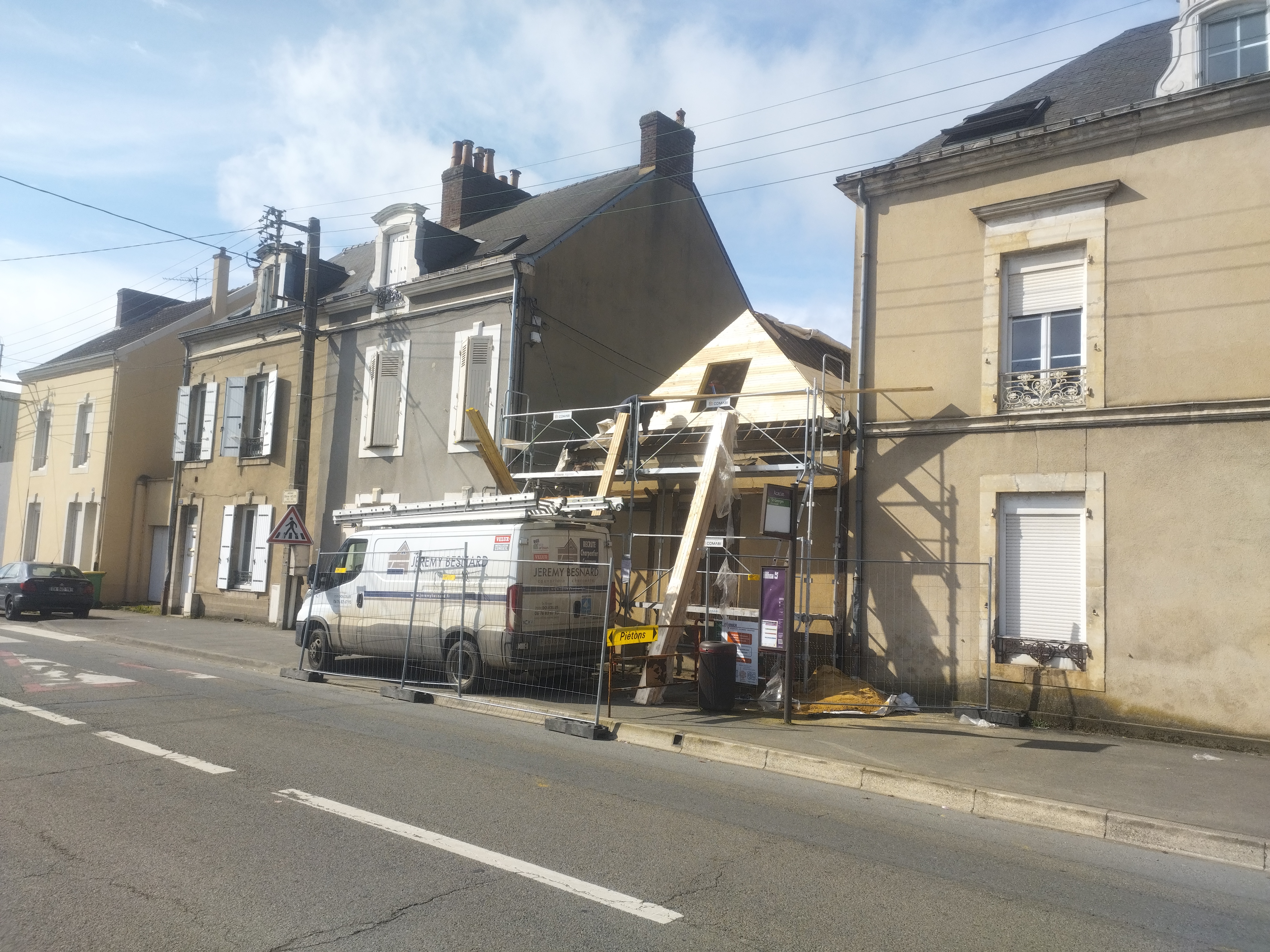 Chantier avant rénovation réalisé par Jérémy Besnard