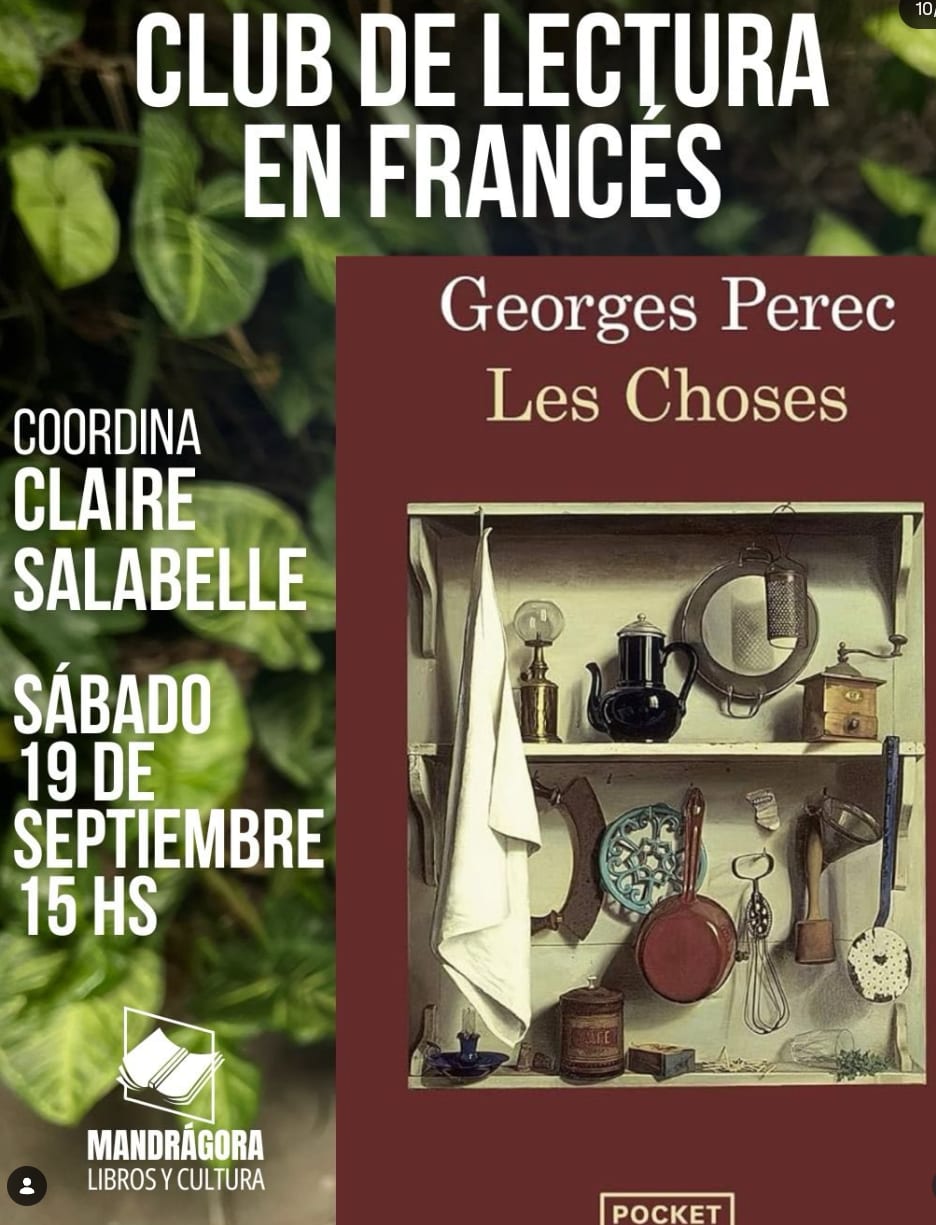 Imagen de Club de lectura - -"Les choses" de Georges Perec