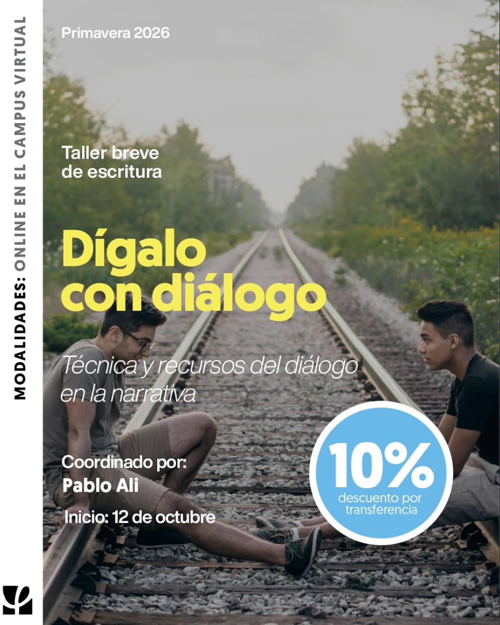 Imagen de Taller breve de escritura - Dígalo con diálogo