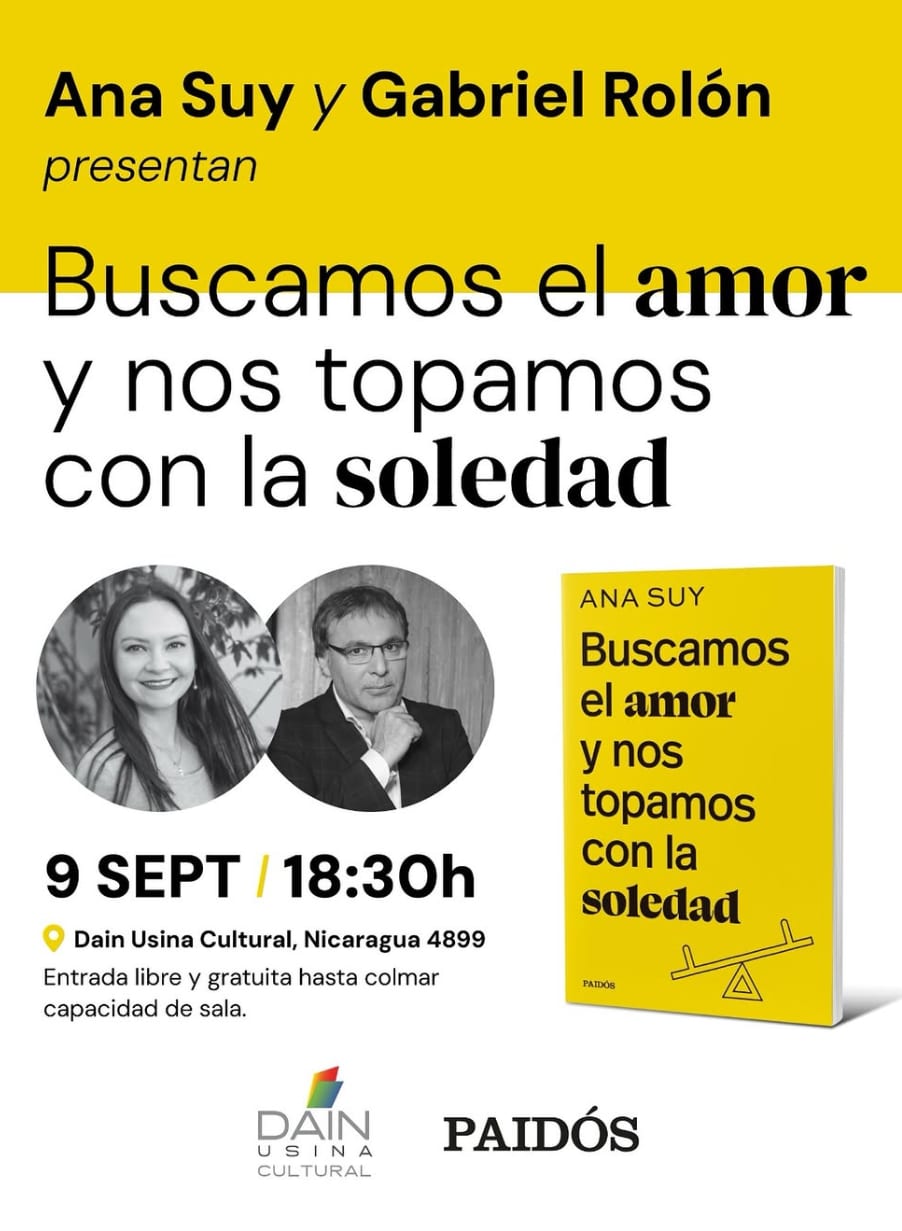 Imagen de Presentación: "Buscamos el amor y nos topamos con la soledad" de Ana Suy