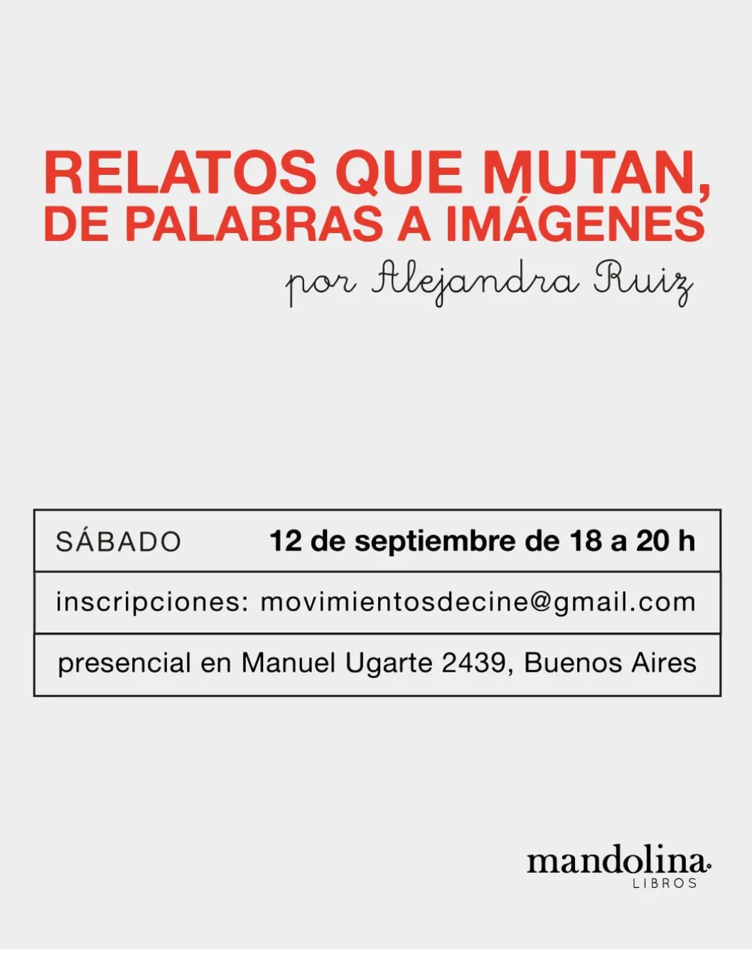 Imagen de Relatos que mutan, de palabras a imágenes