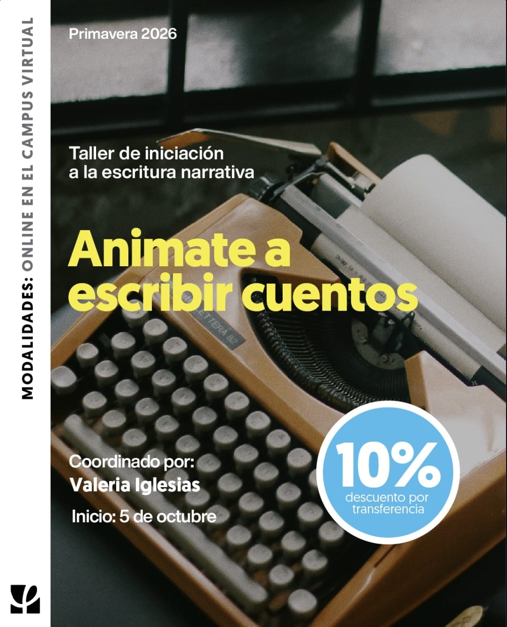 Imagen de Taller de iniciación a la escritura narrativa "Animate a escribir cuentos"