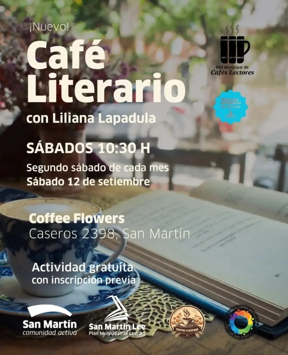 Imagen de Café Literario con Liliana Lapadula