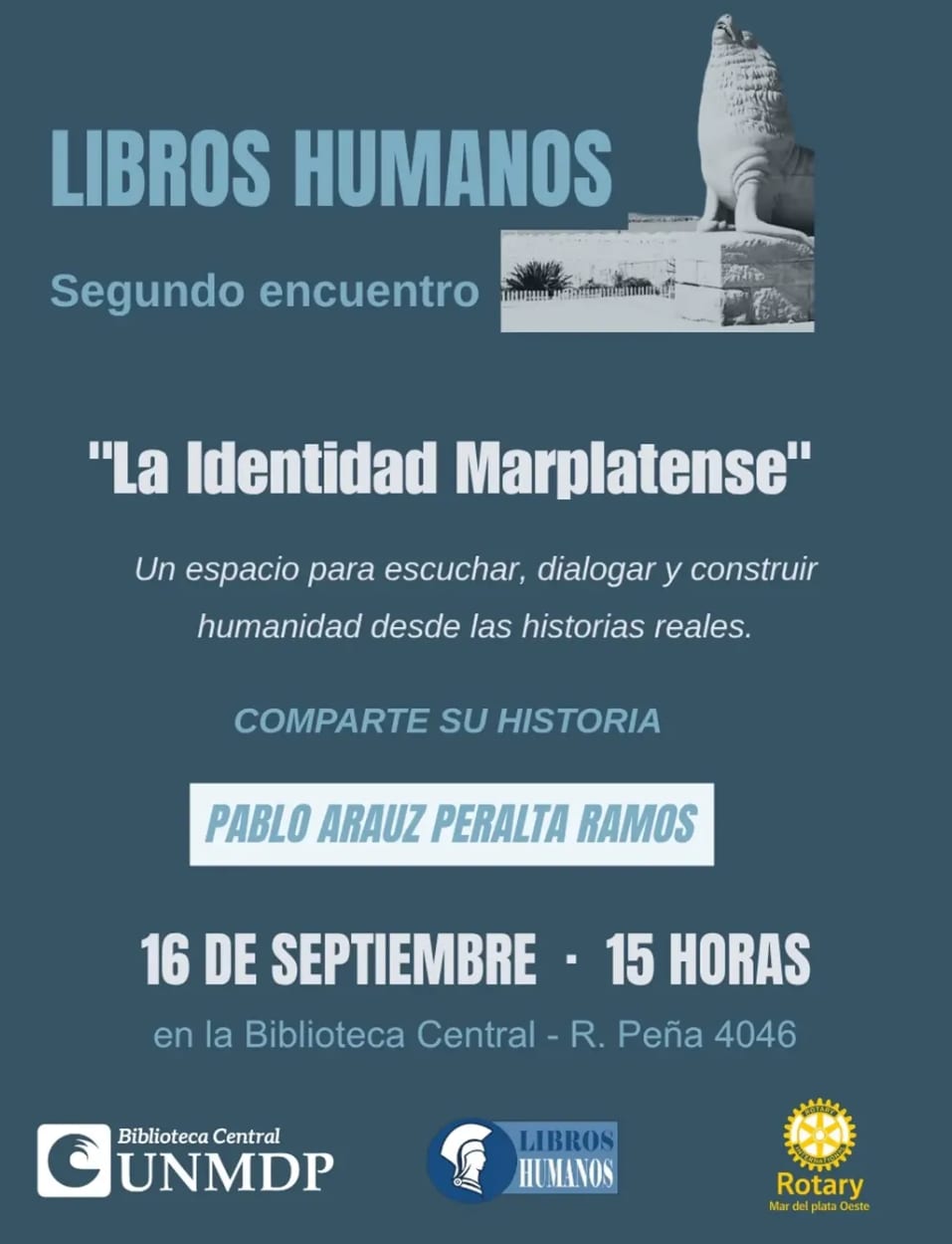 Imagen de ¿De qué está hecha Mar del Plata? - 2° Encuentro de Libros Humanos