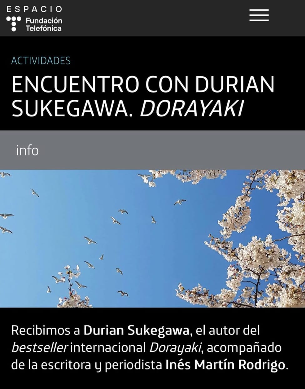 Imagen de Encuentro con Durian Sukegawa