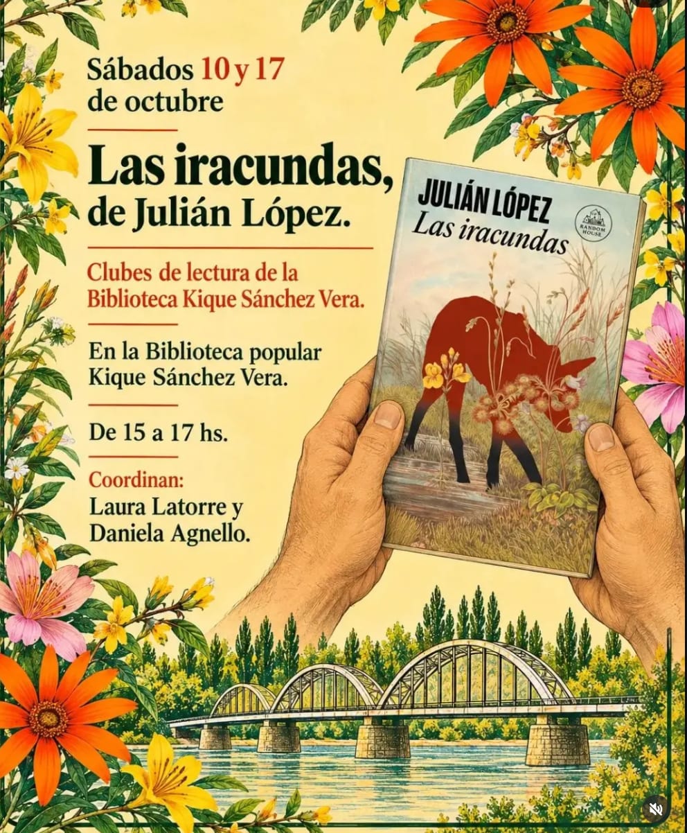 Imagen de Club de lectura: "Las iracundas" de Julián López