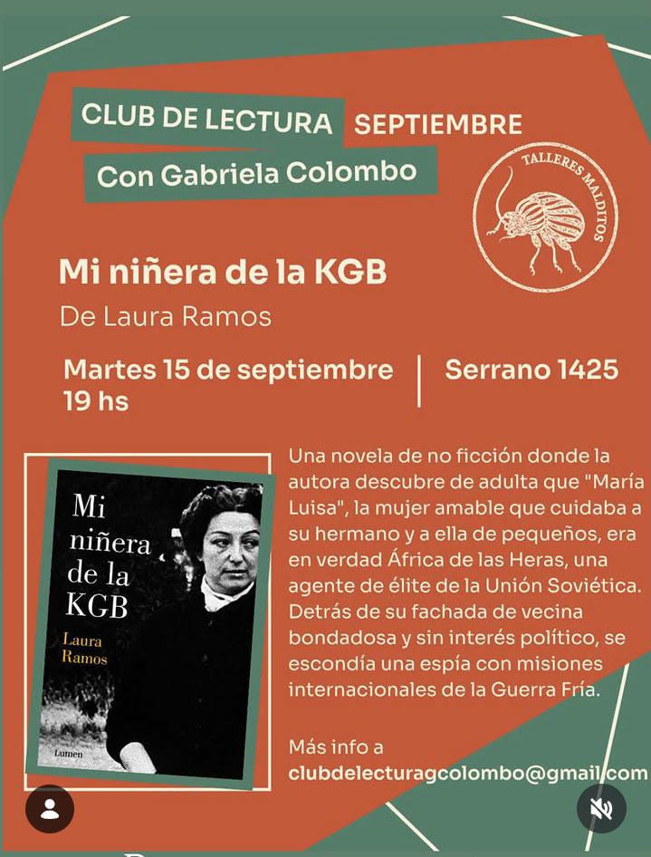 Imagen de Club de lectura - Gabriela Colombo -  Mi niñera de la KGB
