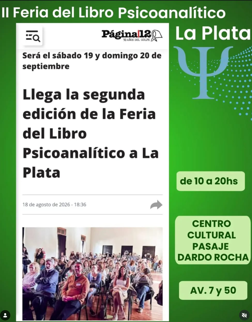 Imagen de 2° Feria del libro psicoanalítico
