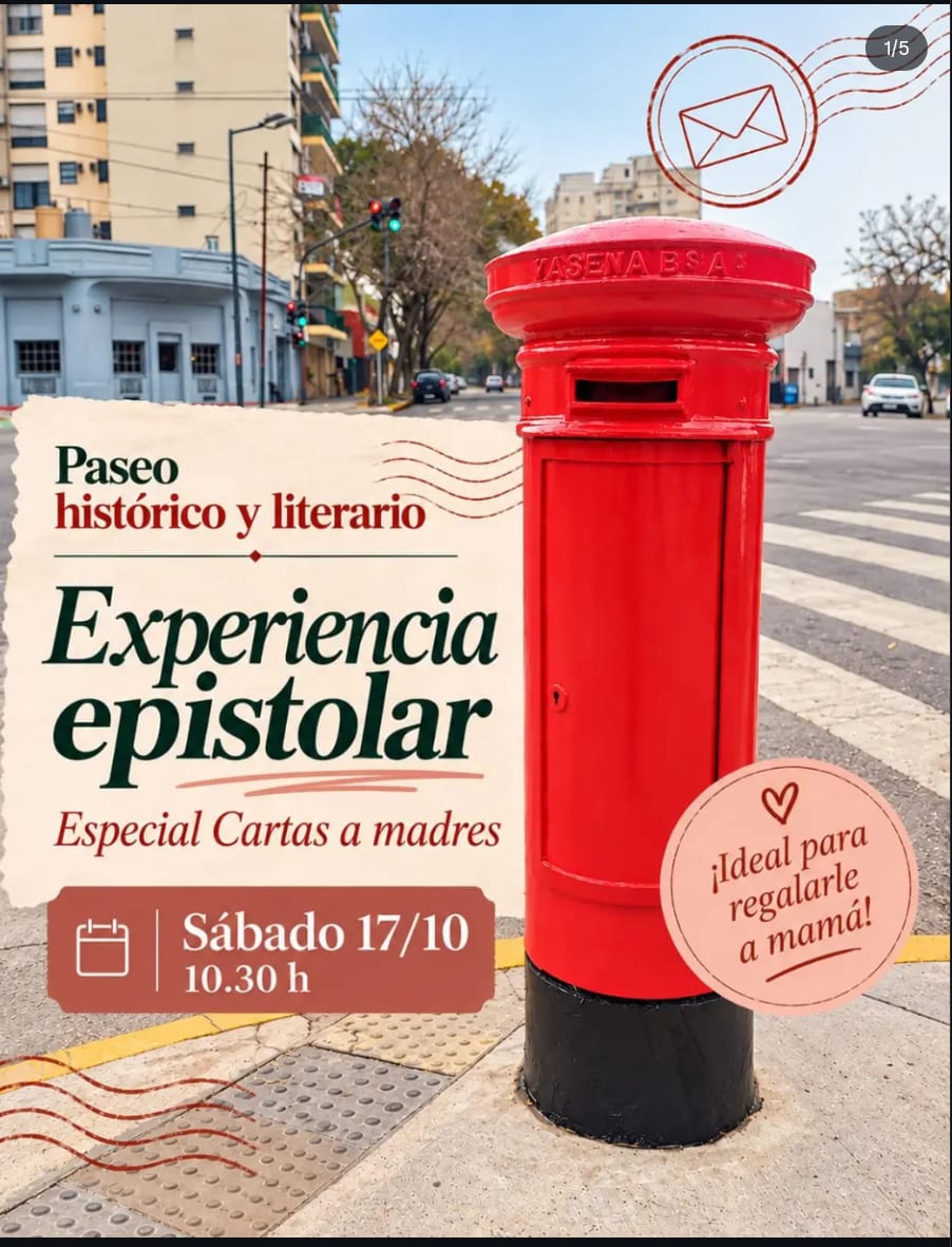 Imagen de Paseo histórico y literario - Experiencia epistolar - Especial cartas a madres
