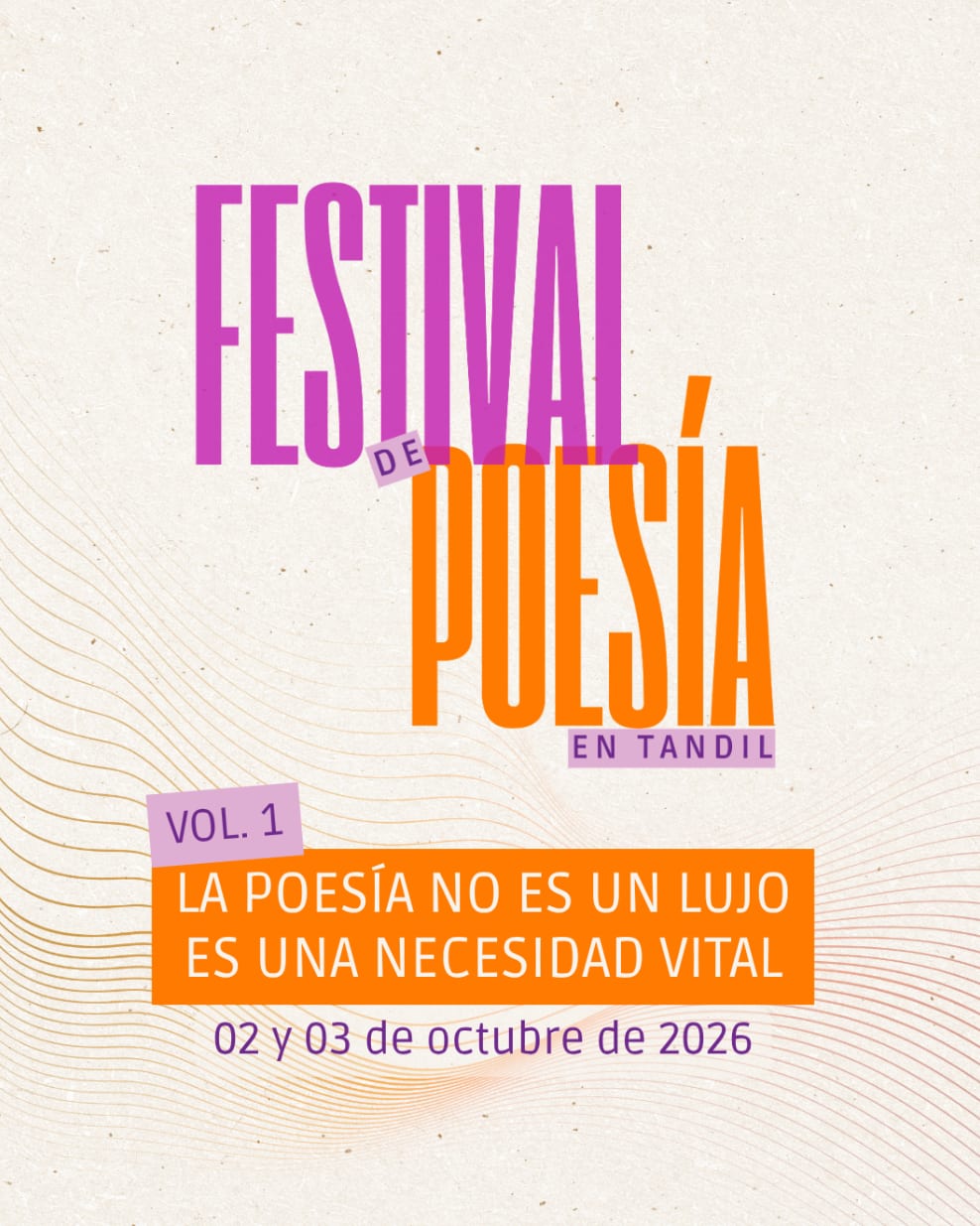 Imagen de Festival de Poesía en Tandil -02/10