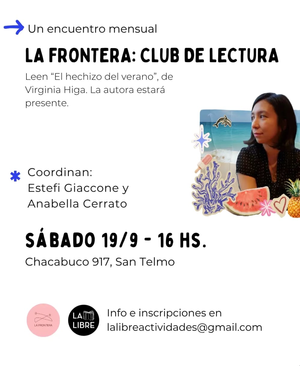 Imagen de La Frontera - II edición Club de lectura - "Hechizo de verano" de Virginia Higa