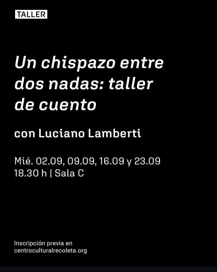 Imagen de Taller de cuento - Luciano Lamberti
