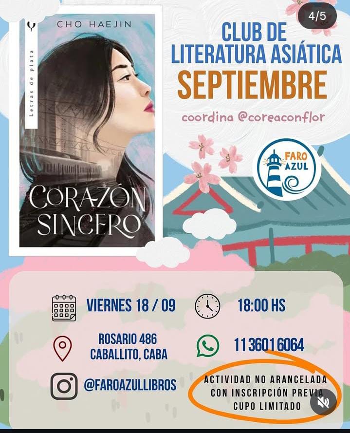 Imagen de Club de literatura asiática - Faro Azul - Corazón Sincero