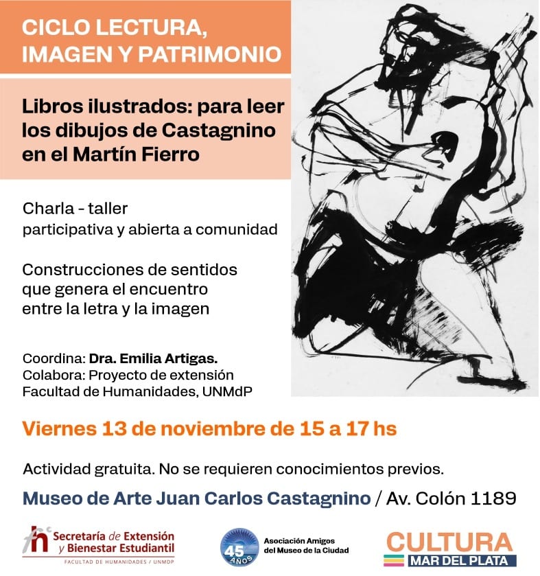 Imagen de Ciclo de lectura, imagen y patrimonio “Libros ilustrados: para leer los dibujos de Castagnino en el Martín Fierro”