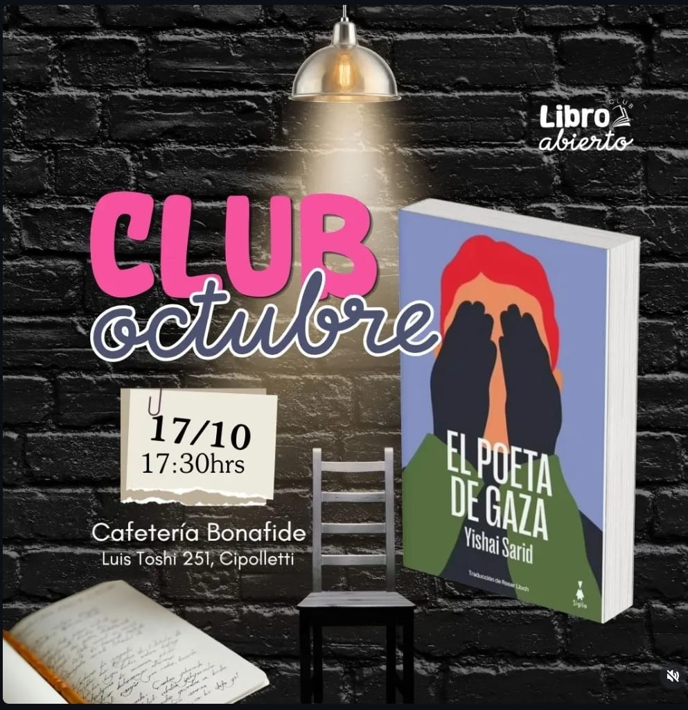 Imagen de Club de lectura - Libro Abierto: "El poeta de Gaza" de Yashai Sarid