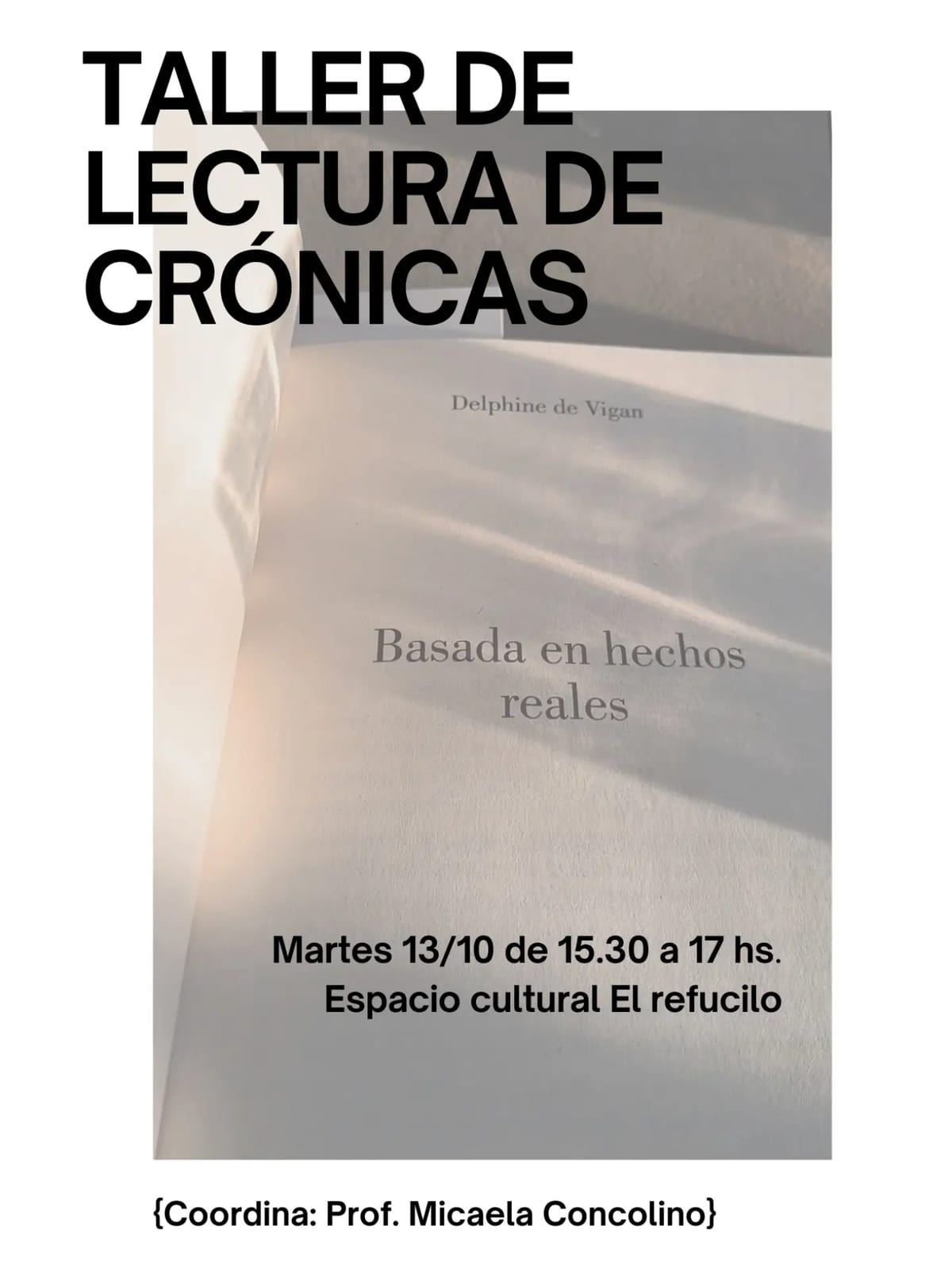 Imagen de Taller de lectura de crónicas | Clínica de poesía