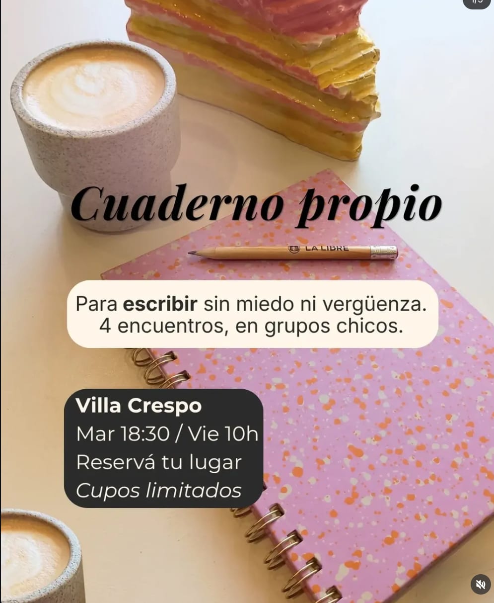 Imagen de Taller: Cuaderno Propio