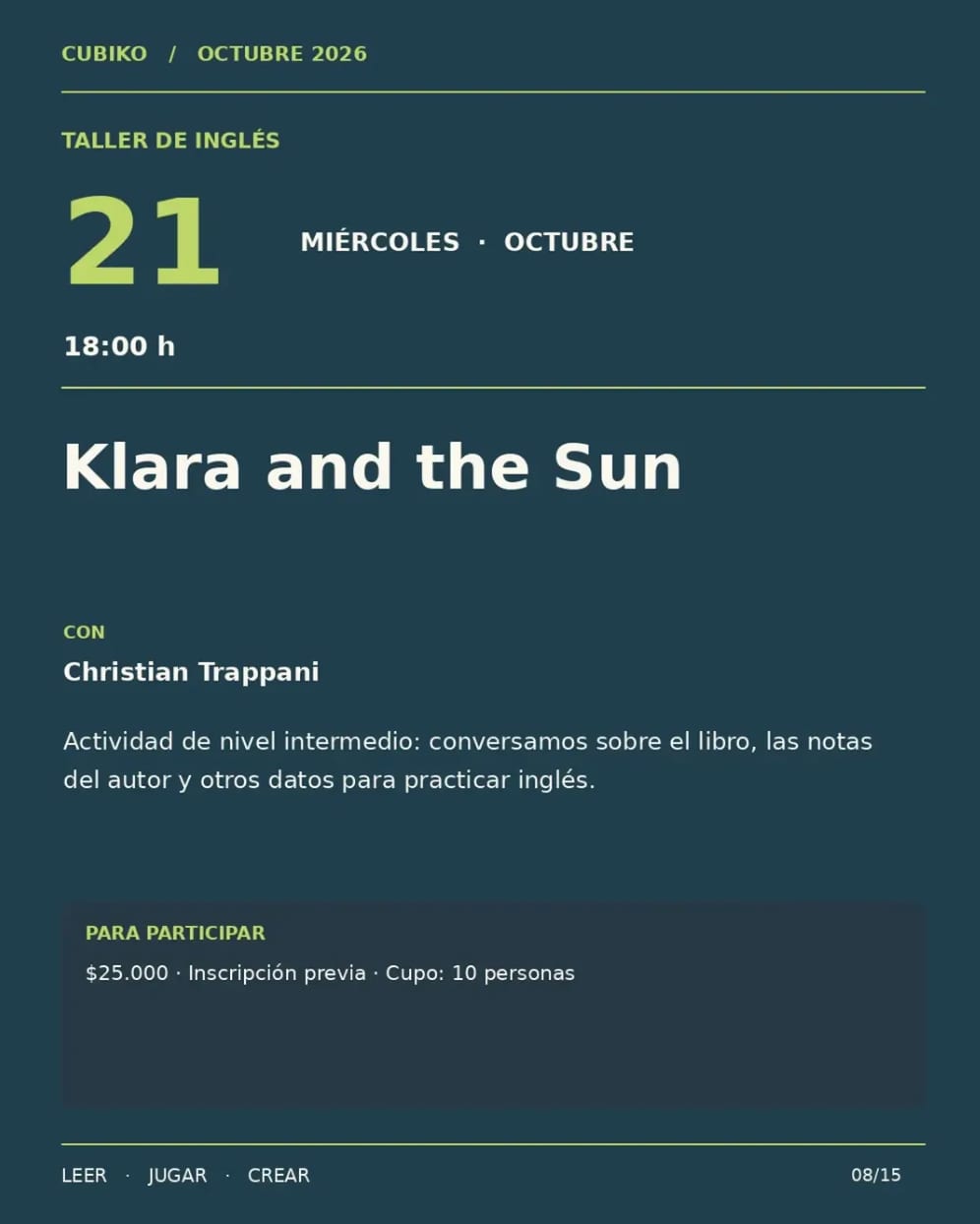 Imagen de Kiara and the sun