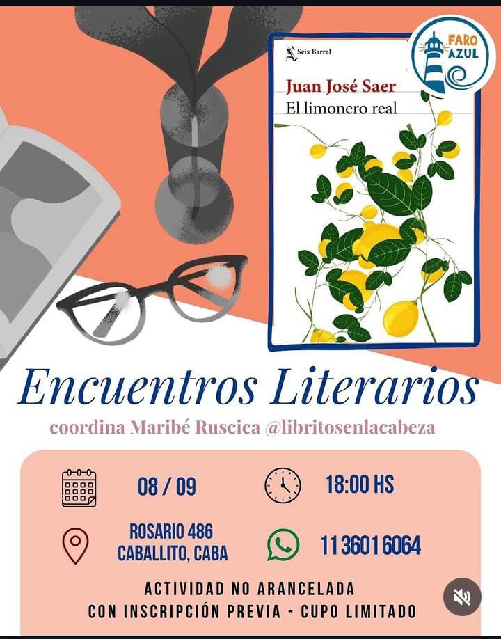 Imagen de Encuentros literarios - Faro Azul - El limonero real