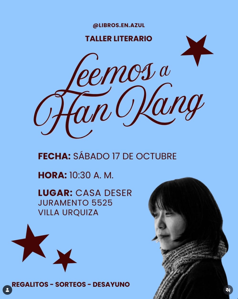 Imagen de Taller Literario: Leemos a Han Kang