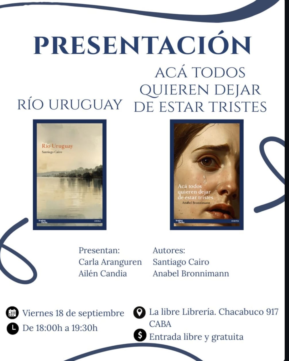 Imagen de Presentaciones en La Libre - 18/09