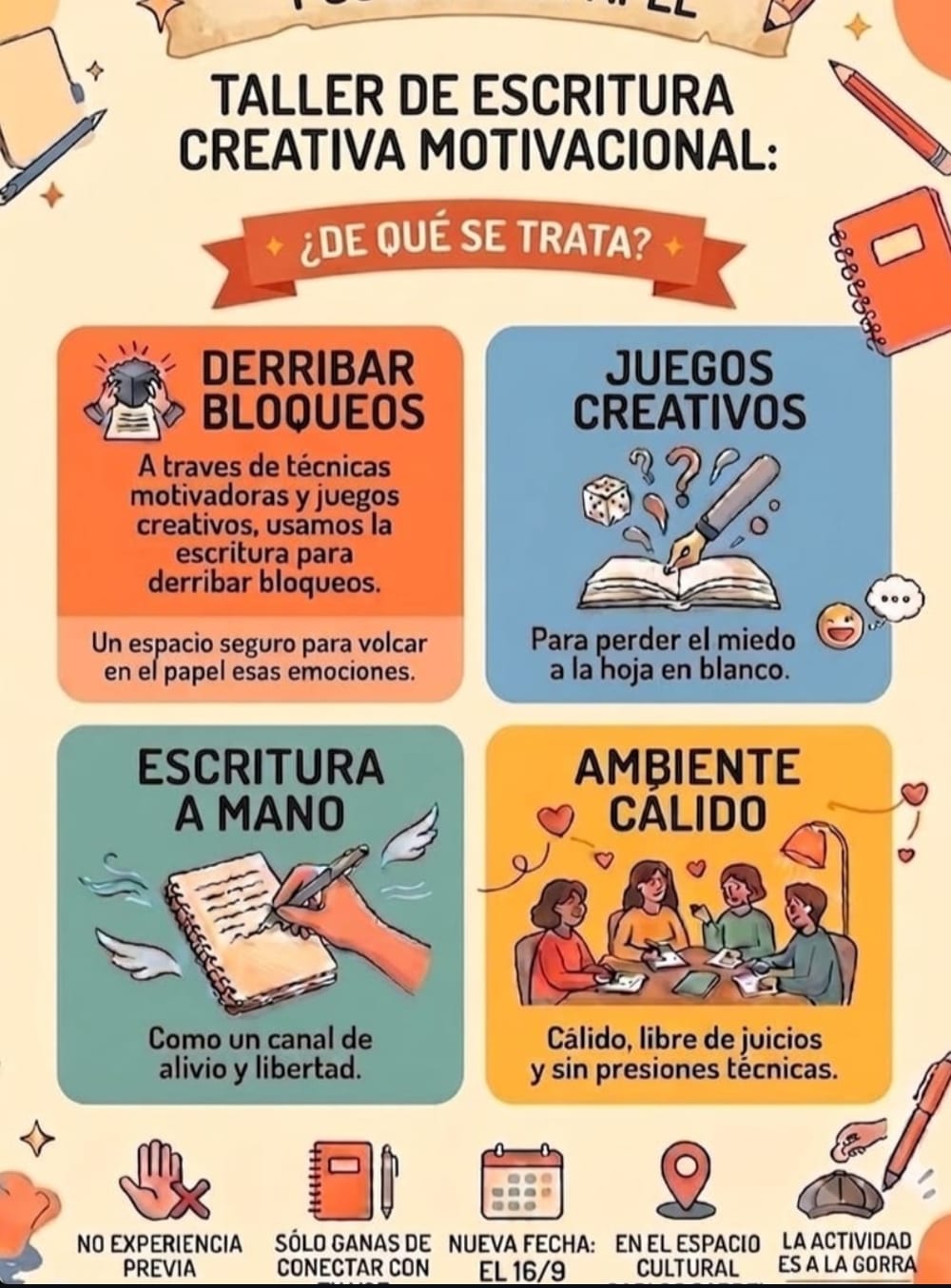 Imagen de Taller de Escritura Creativa y Emocional