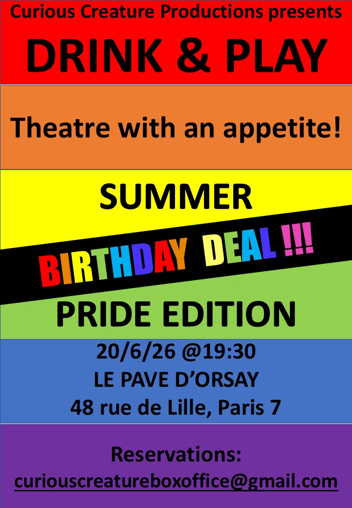 DRINK & PLAY - SUMMER PRIDE EDITION