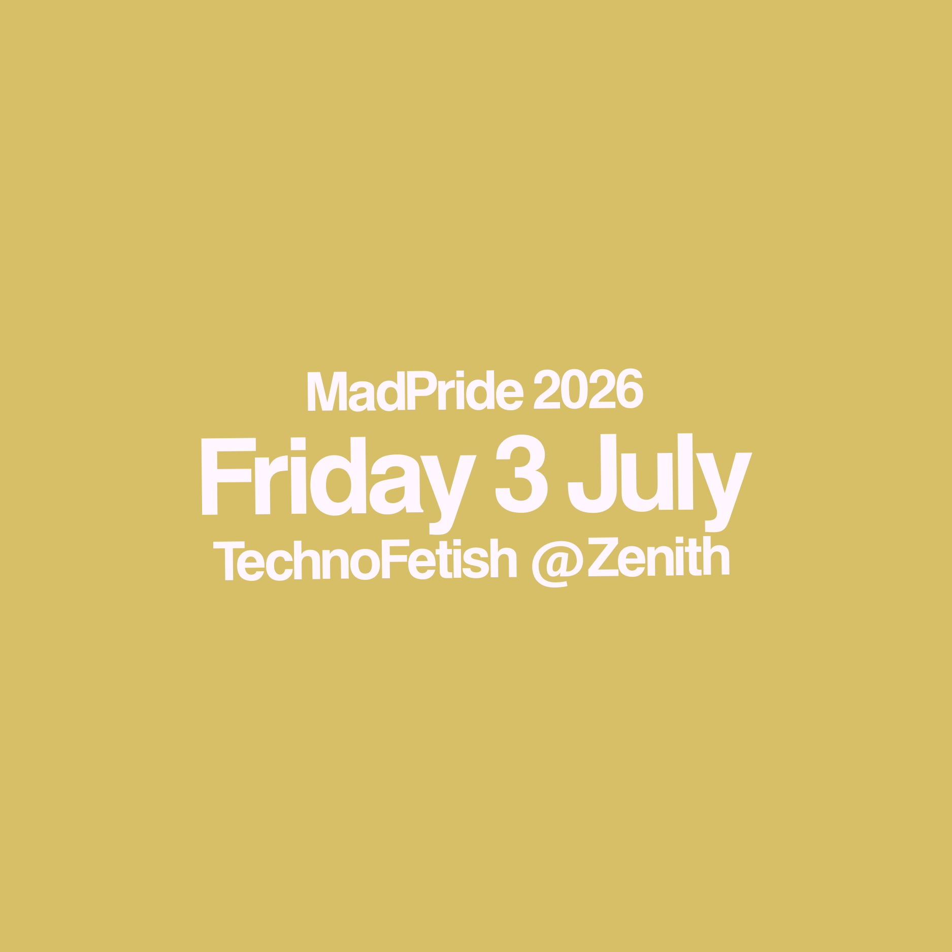 MadPride 2026 - Technofetish