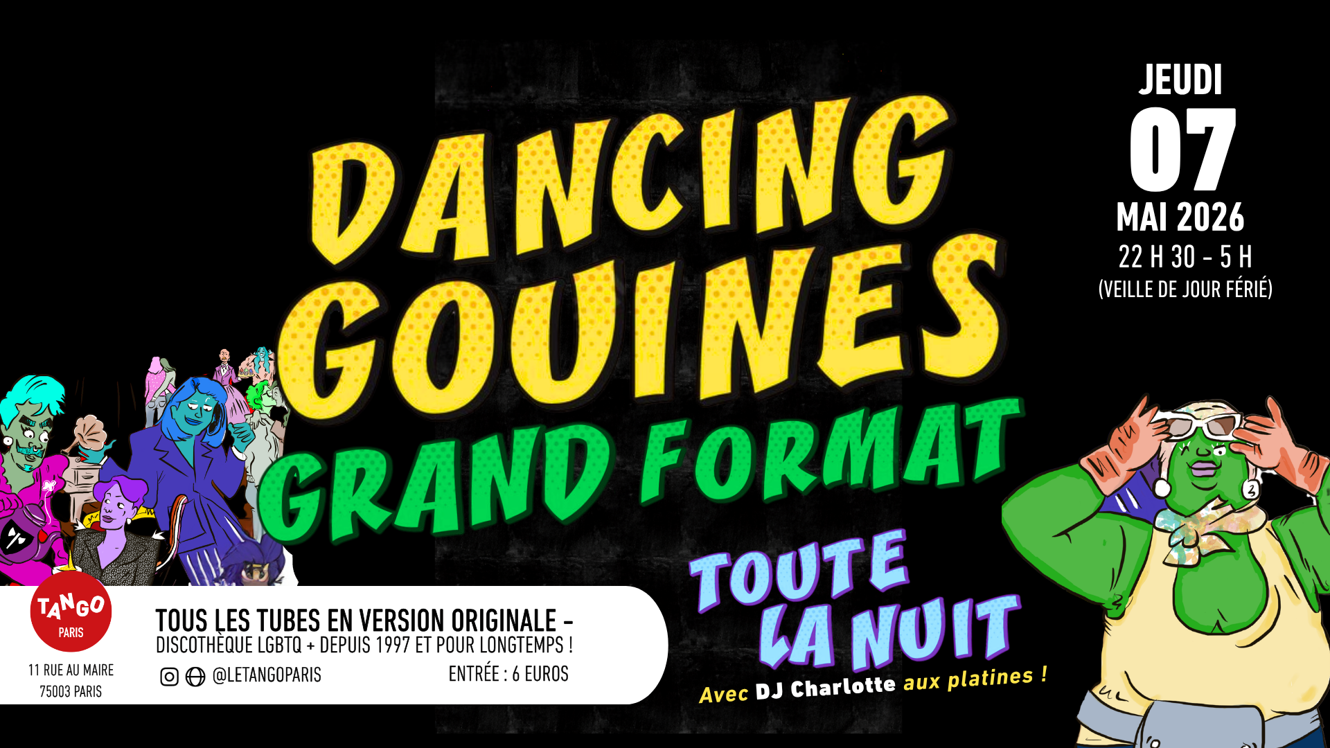 Dancing Gouines - GRAND FORMAT