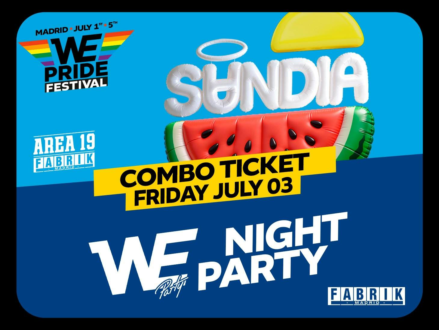 SUNDIA + NIGHT PARTY (ALL DAY PARTY)