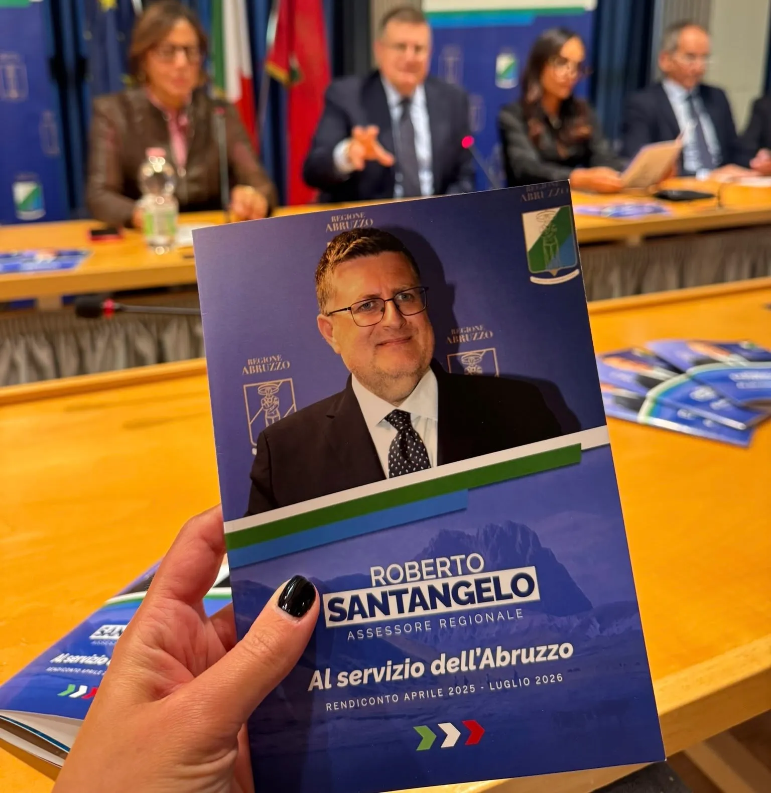 Santangelo presenta il bilancio di 16 mesi di attività in Abruzzo