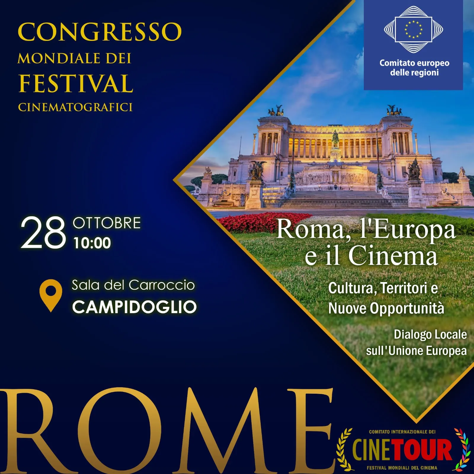 Cinema, cultura e sviluppo: Roma apre il dialogo con l’Europa