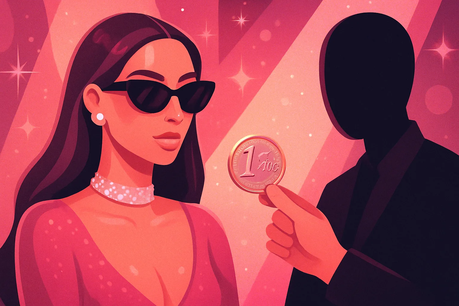 Kim Kardashian, risarcimento simbolico di un euro per la rapina di Parigi