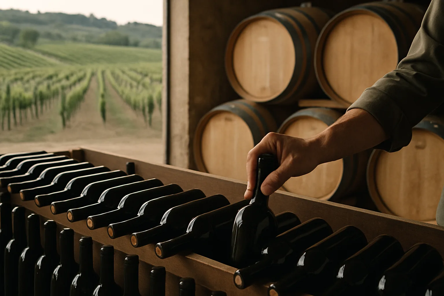 Vino italiano, export in calo del 6% nel primo semestre 2026