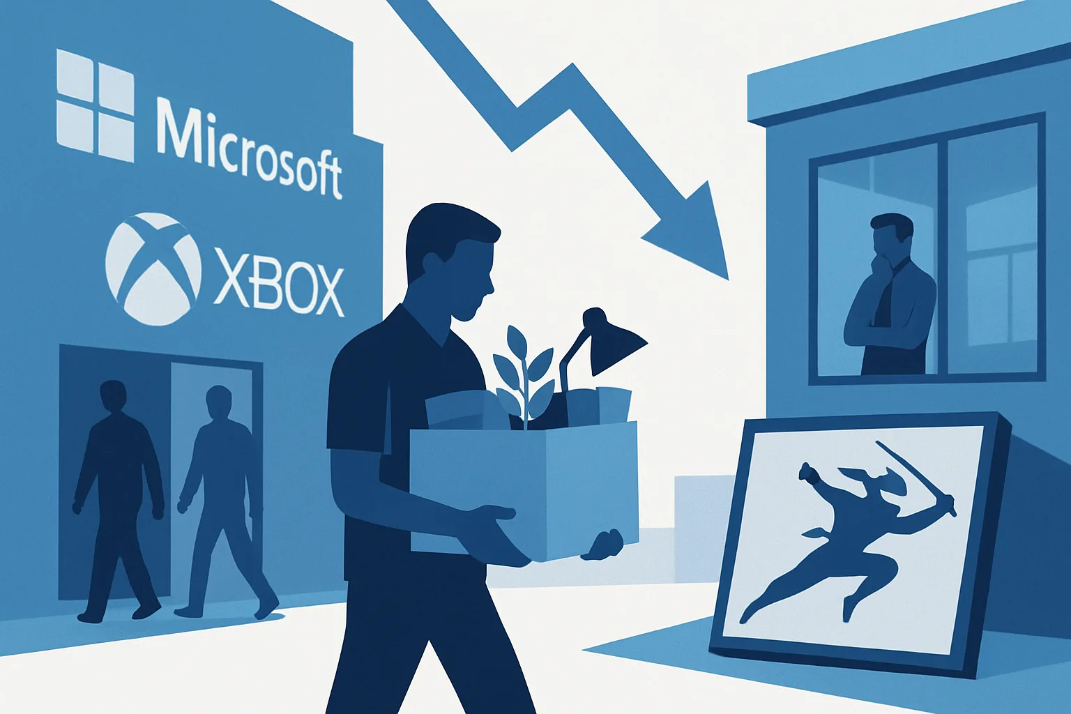 Microsoft taglia altri 268 posti in Xbox: Ninja Theory verso la chiusura