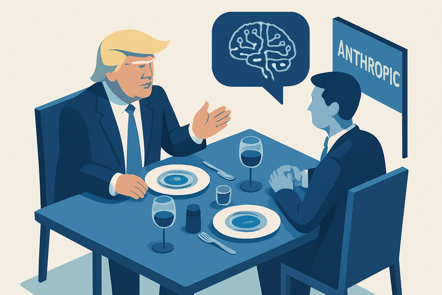 Trump cena con il CEO di Anthropic dopo le accuse: "Discuteremo del rallentamento dell'AI