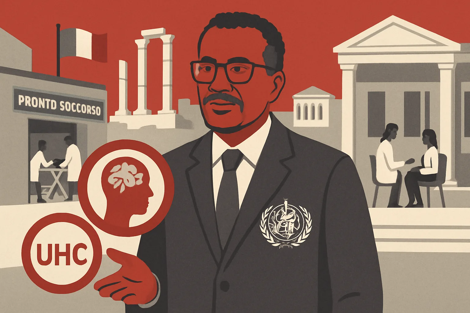 OMS, Dr. Tedros in Giordania: focus su salute mentale, UHC e risposta umanitaria