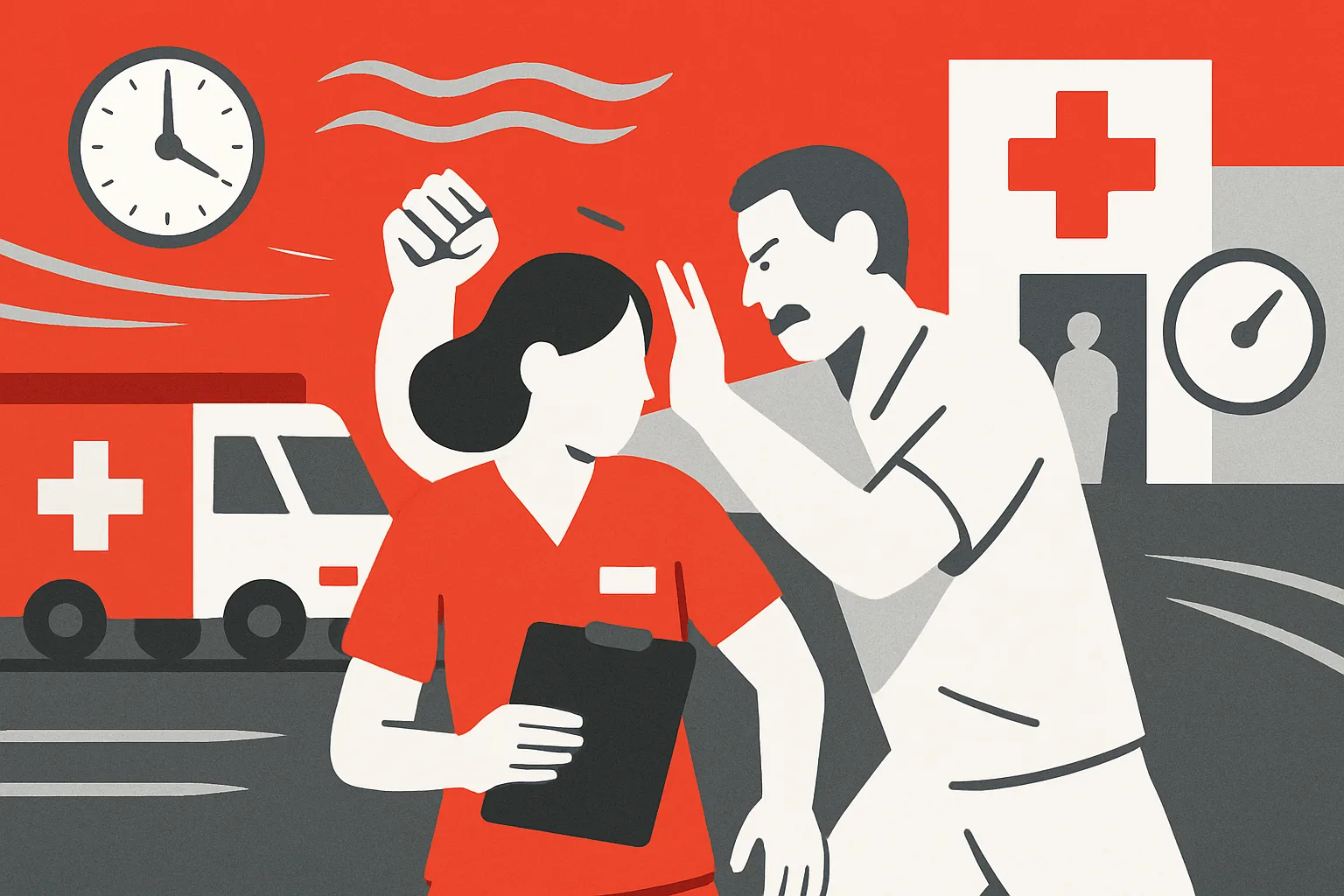 Pronto soccorso, il 75% degli infermieri segnala violenze