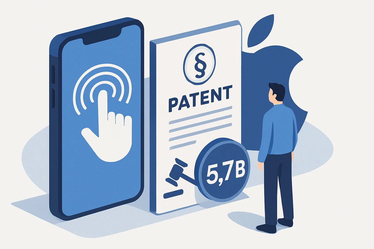 Apple condannata a pagare 5,7 miliardi di dollari: al centro della disputa i brevetti sulla tecnologia aptica