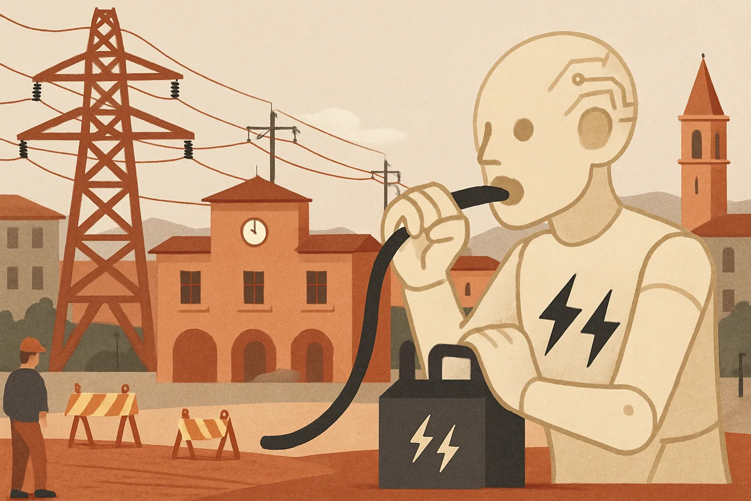 L’IA consuma sempre più energia, il rischio blackout cresce