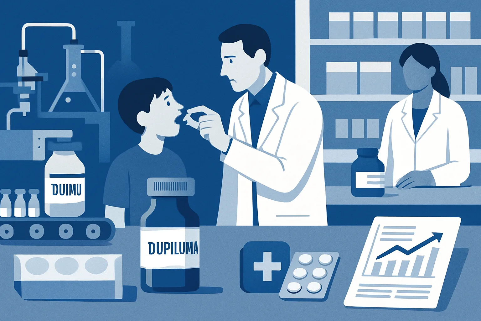 Dupilumab e allergie alimentari: aumentano le reazioni nelle sfide orali pediatriche