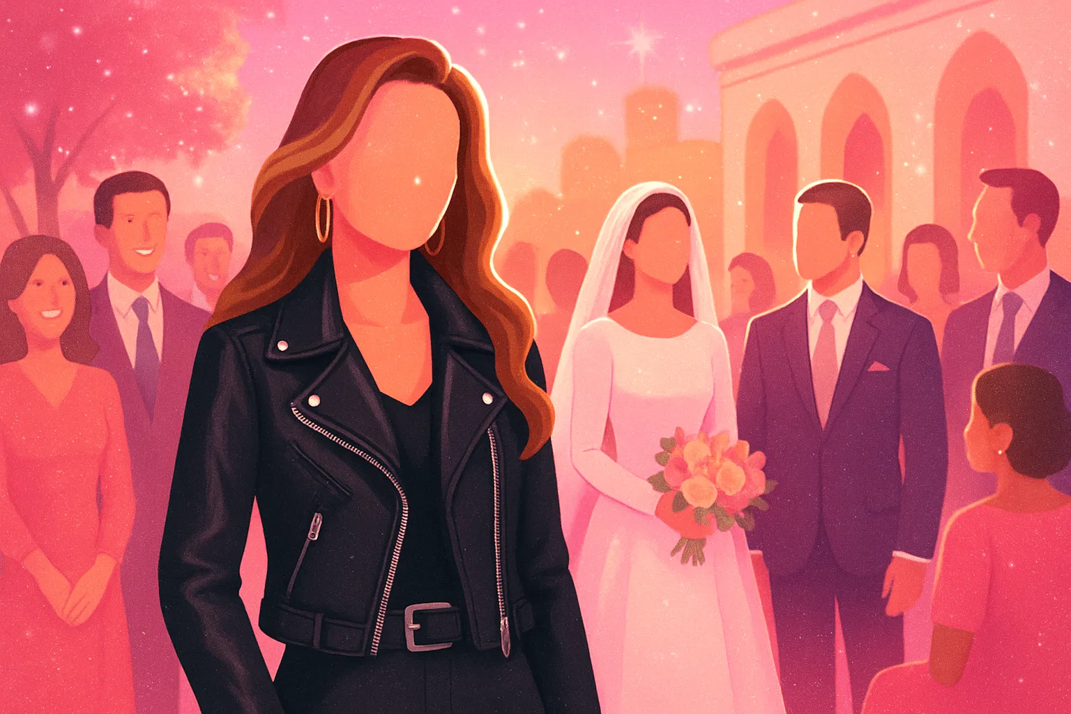 Rania di Giordania, il matrimonio della nipote Sarah e il look rock all’Amman Design Week