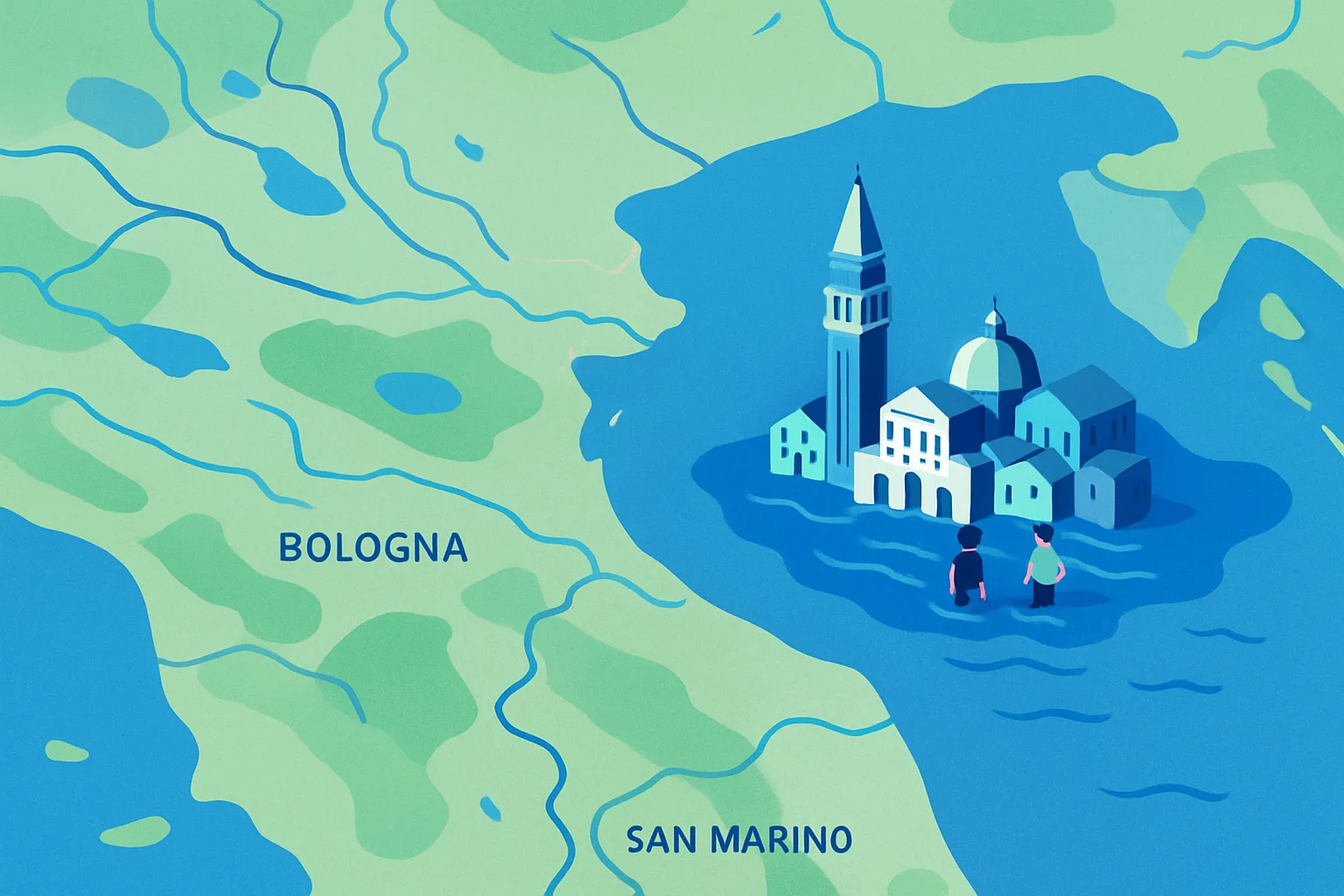 Città italiane sott'acqua: il rischio che fa discutere