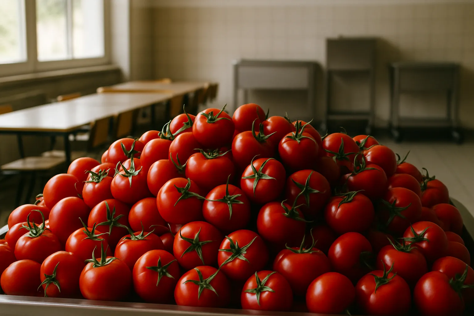 Allerta salmonella in Puglia, sospesi i pomodori crudi nelle mense scolastiche e ospedaliere
